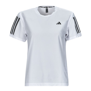 Textil Mulher T-Shirt mangas curtas adidas Performance OTR B TEE Branco / Preto