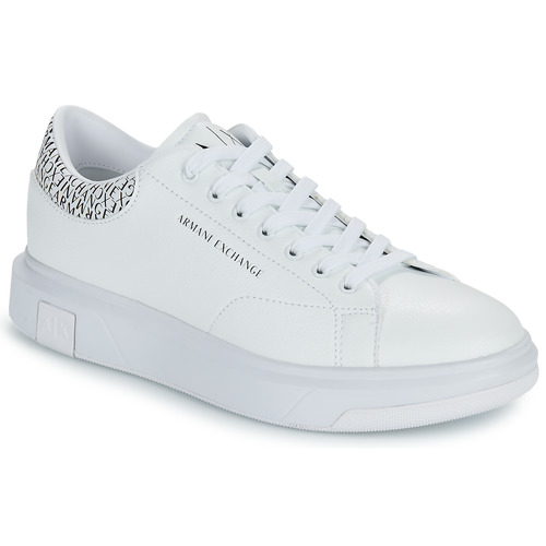 Sapatos Homem Sapatilhas White Armani Exchange XUX123 Branco