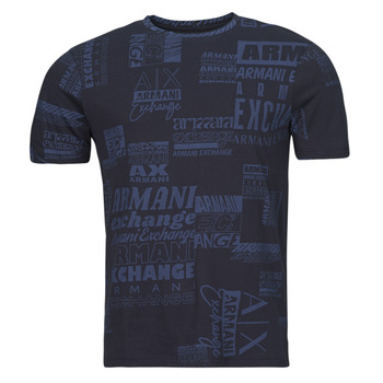 Textil Homem T-Shirt mangas curtas Blau Armani Exchange 3DZTHW Azul
