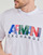 Textil Homem T-Shirt mangas curtas Armani Exchange 3DZTKA Branco / Multicolor
