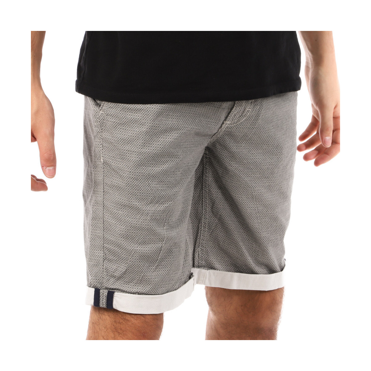 Textil Homem Shorts / Bermudas Rms 26  Cinza