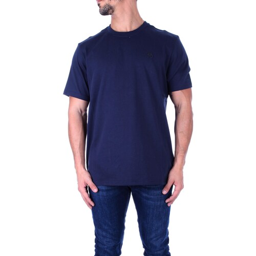 Textil Homem T-Shirt mangas curtas Moose Knuckles M13MT719 Azul