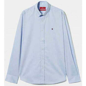 Textil Homem Camisas mangas comprida Botins / Botas Baixas LP001645-520-3-1 Azul