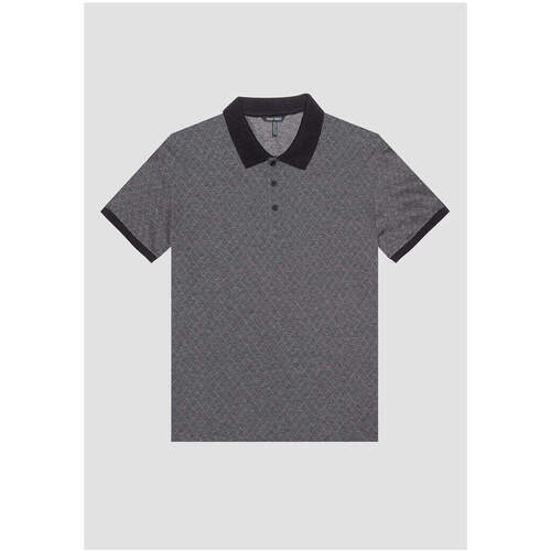 Textil Homem T-shirts e Pólos Antony Morato MMKS02312-FA140261-9000-2-1 Preto