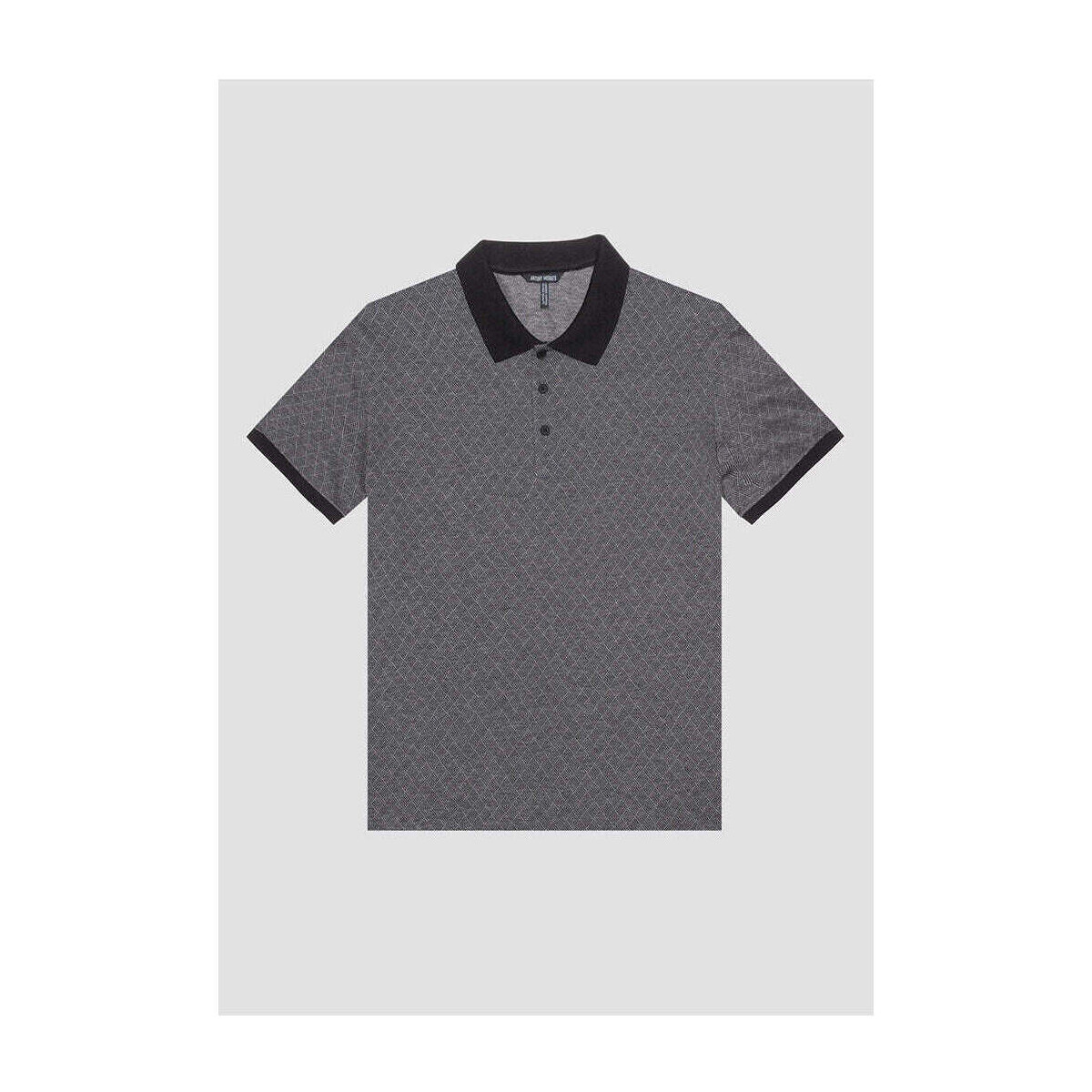 Textil Homem T-shirts e Pólos Antony Morato MMKS02312-FA140261-9000-2-1 Preto