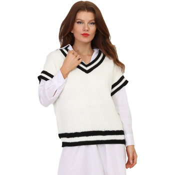 Textil Mulher camisolas La Modeuse 68853_P160670 Branco