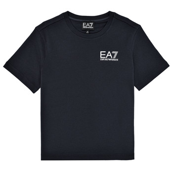 Textil Rapaz T-Shirt mangas curtas Emporio armani gio EA7 TSHIRT 8NBT51 Preto