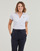 Textil Mulher Giorgio colour Armani logo-stripe tie POLO Branco / Ouro