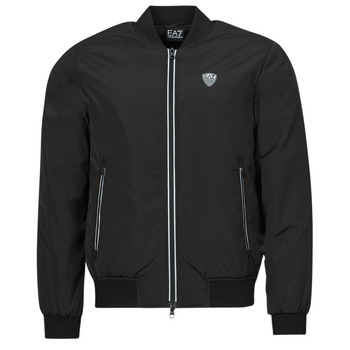 Giorgio Armani Leather Jackets for Women PREMIUM SHIELD BOMBER JKT Preto