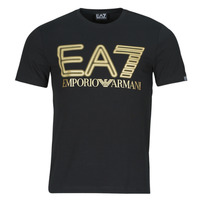 Emporio Armani Loungewear - T-shirt coupe slim avec logo texte Noir