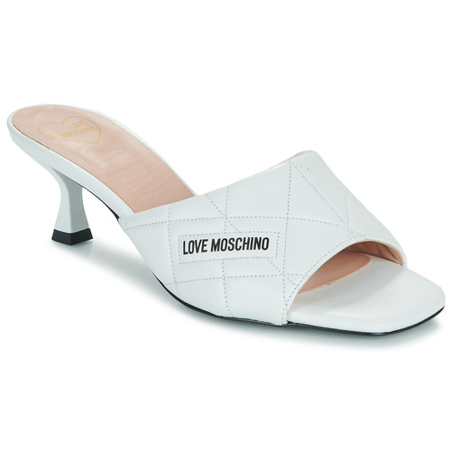 Sapatos Mulher Chinelos Love Moschino LOVE MOSCHINO QUILTED Branco