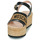 Sapatos Mulher Sandálias Love Moschino SANDAL JA16296I0I Preto / Bege