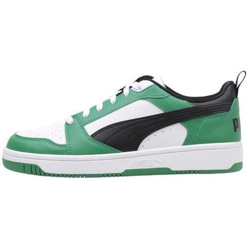 Sapatos Homem Sapatilhas Puma REBOUND V6 LOW Verde