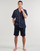 Textil Homem Pijamas / Camisas de dormir Polo Ralph Lauren S / S PJ SET-SLEEP-SET Marinho