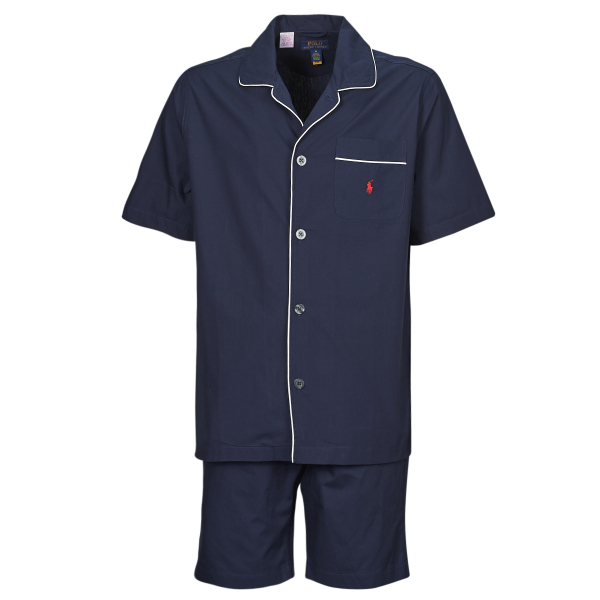 Textil Homem Pijamas / Camisas de dormir Polo Paule Ralph Lauren S / S PJ SET-SLEEP-SET Marinho