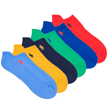 Acessórios Meias de desporto Sweatshirt Capuche En Double ASX117-SOLIDS-PED-6 PACK Multicolor