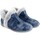 Sapatos Mulher Multi-desportos Muro Vá para casa senhora  9615 azul Azul