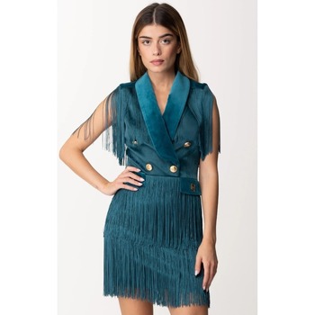 Textil Mulher Vestidos Elisabetta Franchi 41017-29381 Azul