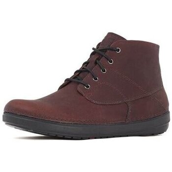 Sapatos Homem Sapatos FitFlop FLEX TM BOOT Java Brown Leather Preto