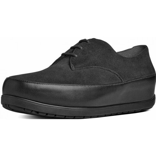 Sapatos Mulher Sabrinas FitFlop BEAU TM DERBY (SUEDE) All Black Preto