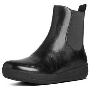 Sapatos Mulher Sabrinas FitFlop FF-LUX Chelsea Boot All black leather Preto