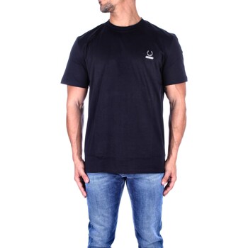 Textil Homem T-Shirt mangas curtas O cinzento é o novo preto SM6504 Preto