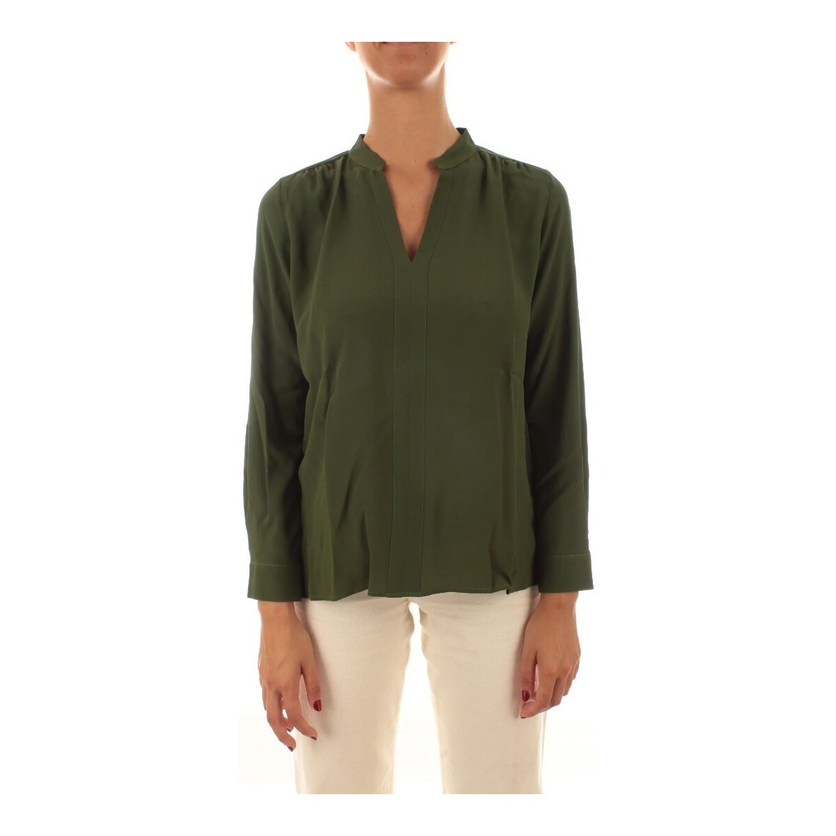 Textil Mulher camisas Linea Emme Marella 51161239 Verde