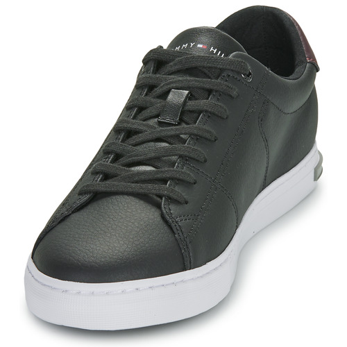 Tommy Hilfiger ESSENTIAL LEATHER DETAIL VULC Preto