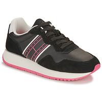 Sapatos Mulher Sapatilhas roll-top Tommy Jeans TJW EVA RUNNER MAT MIX ESS Preto / Rosa