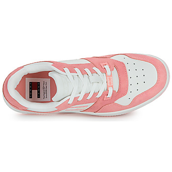 Tommy Jeans TJW RETRO BASKET WASHED SUEDE Branco / Rosa