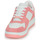 Sapatos Mulher Sapatilhas Tommy Jeans TJW RETRO BASKET WASHED SUEDE Branco / Rosa