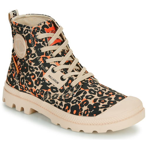 Sapatos Mulher Tops / Blusas Palladium PAMPA HI WILD Leopardo