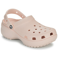 Sapatos Mulher Tamancos Crocs crocband Classic Platform Clog W Rosa