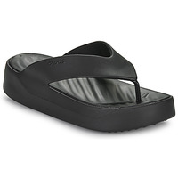 Sapatos Mulher Chinelos Crocs Sabot Getaway Platform Flip Preto