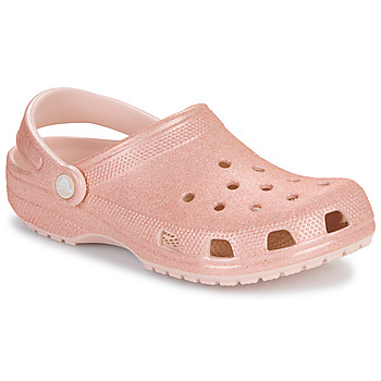 Sapatos Mulher Tamancos Zuecos Crocs Classic Glitter Clog Rosa / Glitter