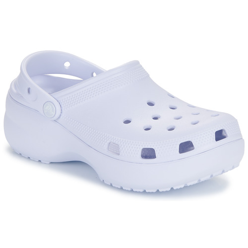 Sapatos Mulher Tamancos Crocs White Classic Platform Clog W Violeta