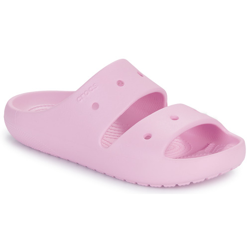 Sapatos Mulher Chinelos Crocs Remix Classic Sandal v2 Rosa