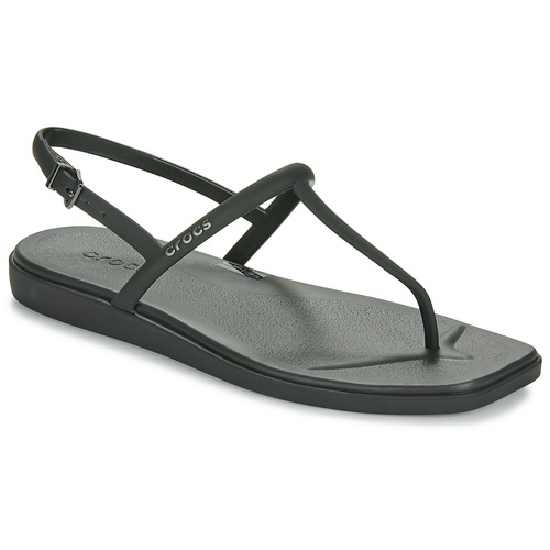Sapatos Mulher Sandálias Crocs White Miami Thong Sandal Preto