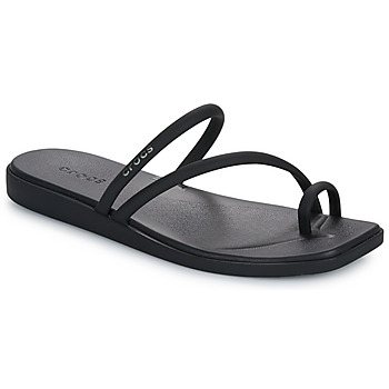 Sapatos Mulher Chinelos Crocs Cobalt Miami Toe Loop Sandal Preto