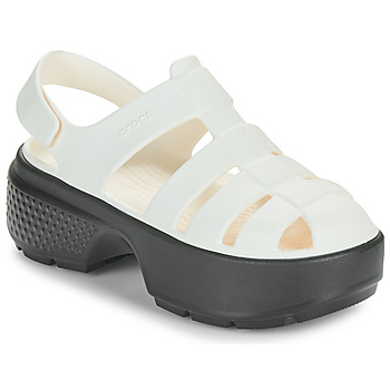 Sapatos Mulher Sandálias LiteRide Crocs Stomp Fisherman Sandal Branco / Preto