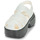 Sapatos Mulher Sandálias Crocs Stomp Fisherman Sandal Branco / Preto