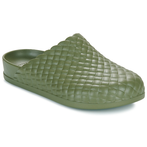 Sapatos Tamancos Crocs Embracing Dylan Woven Texture Clog Cáqui