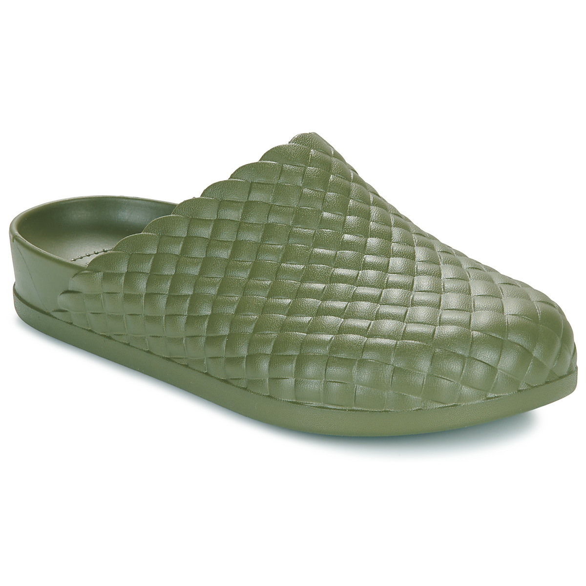 Sapatos Tamancos Crocs Trend Dylan Woven Texture Clog Cáqui