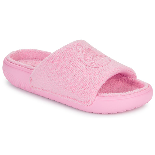Sapatos Mulher chinelos New Crocs Classic Towel Slide Rosa