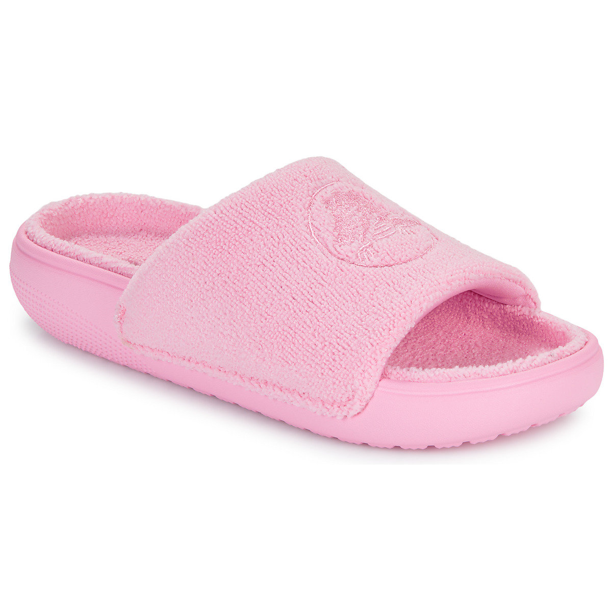 Sapatos Mulher chinelos clog Crocs Classic Towel Slide Rosa