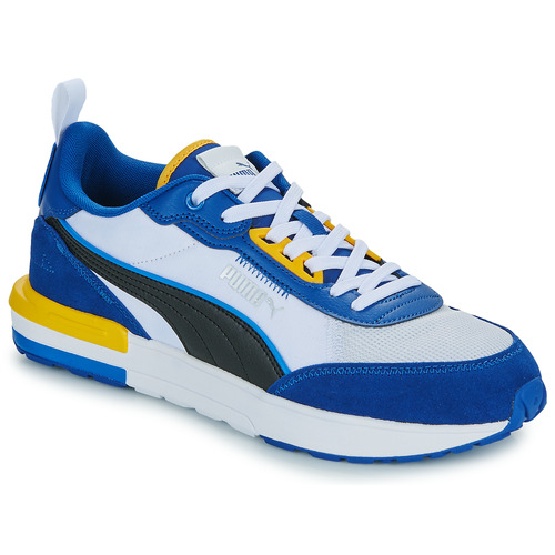 Sapatos Homem Sapatilhas Puma vaporous R22 Azul / Amarelo