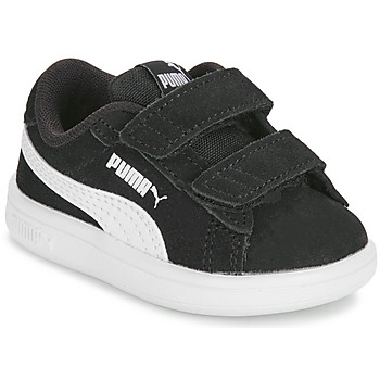 Sapatos Rapaz Sapatilhas Puma SMASH 3.0 INF Preto / Branco