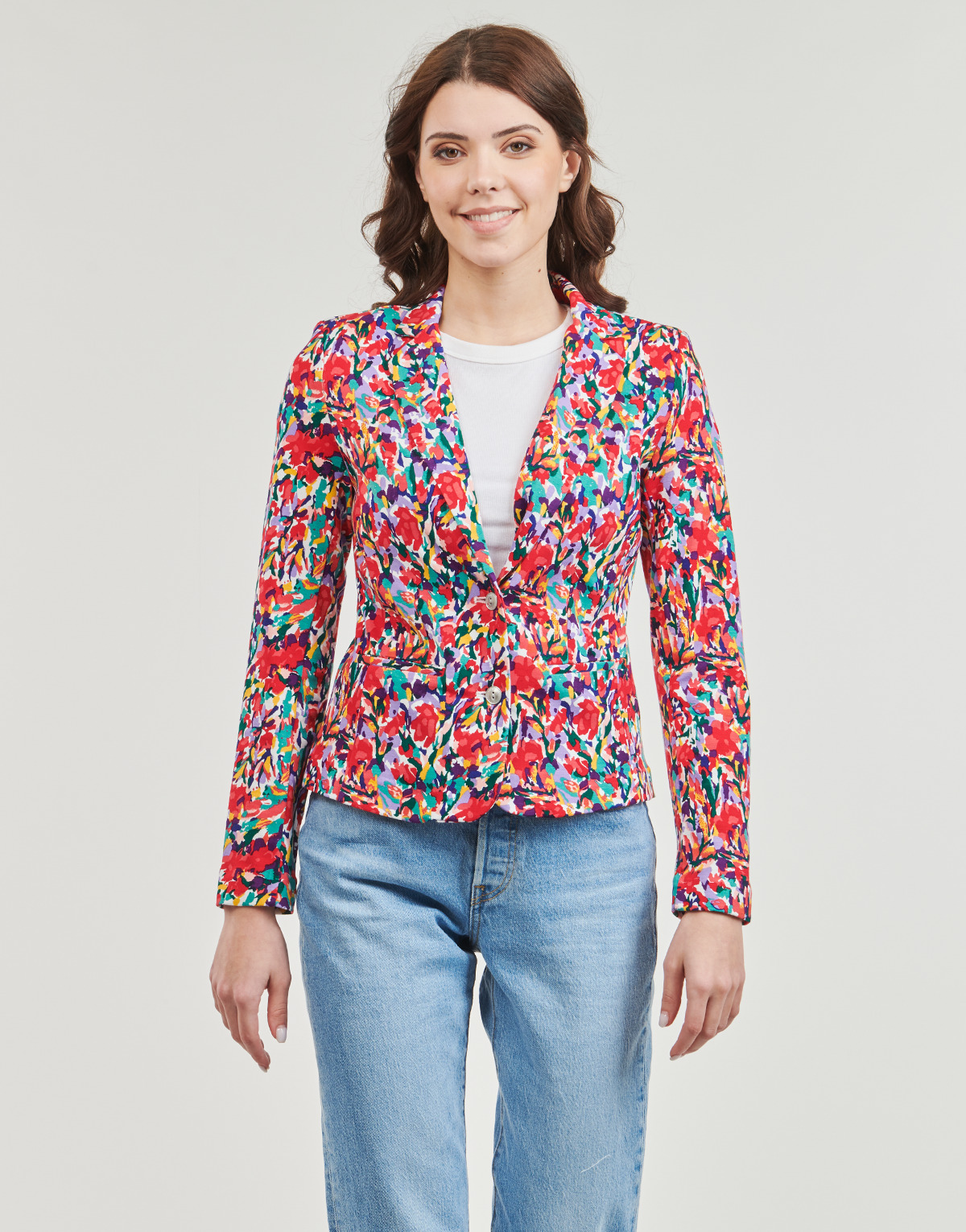Textil Mulher Casacos/Blazers Only ONLPOPTRASH  Multicolor