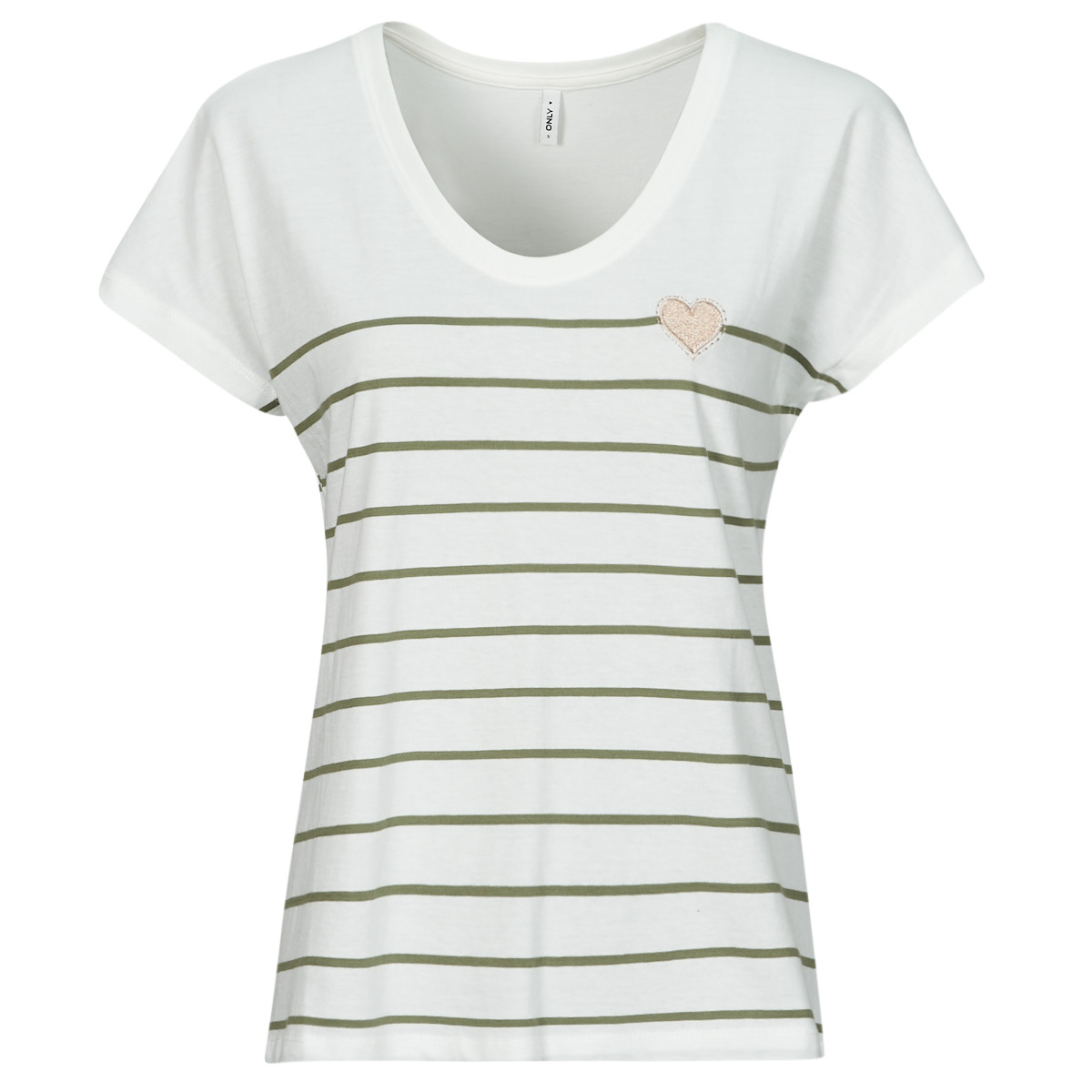 Textil Mulher T-shirt 1056 Loose Mint ONLEMILY Cru / Verde