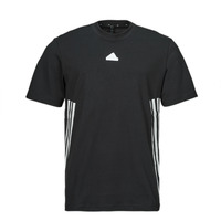 Textil Homem T-Shirt mangas curtas hoodie Adidas Sportswear M FI 3S T Preto / Branco